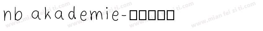nb akademie字体转换